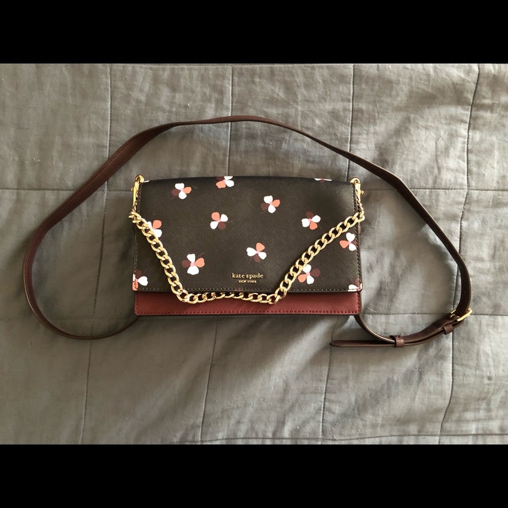 Kate Spade NY Cameron Convertible bag - Dusk Buds Ditsy print